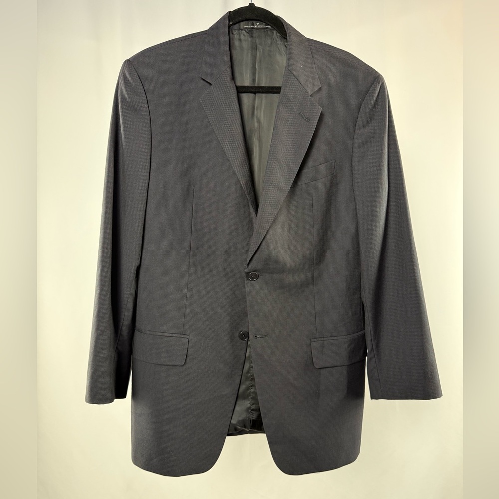 Joseph Abboud Black Label Wool 2 Button Blazer in Charcoal Size 39R